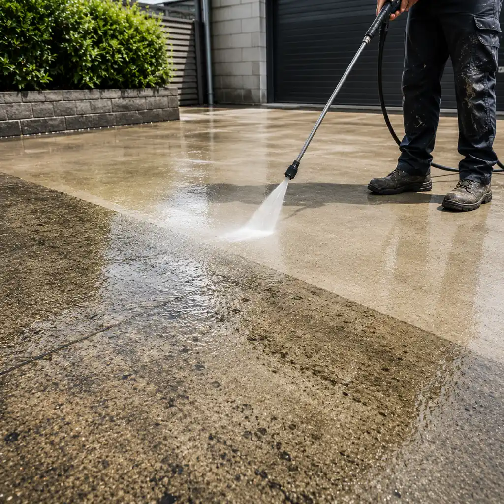 Concrete Cleaning & Surface Protection